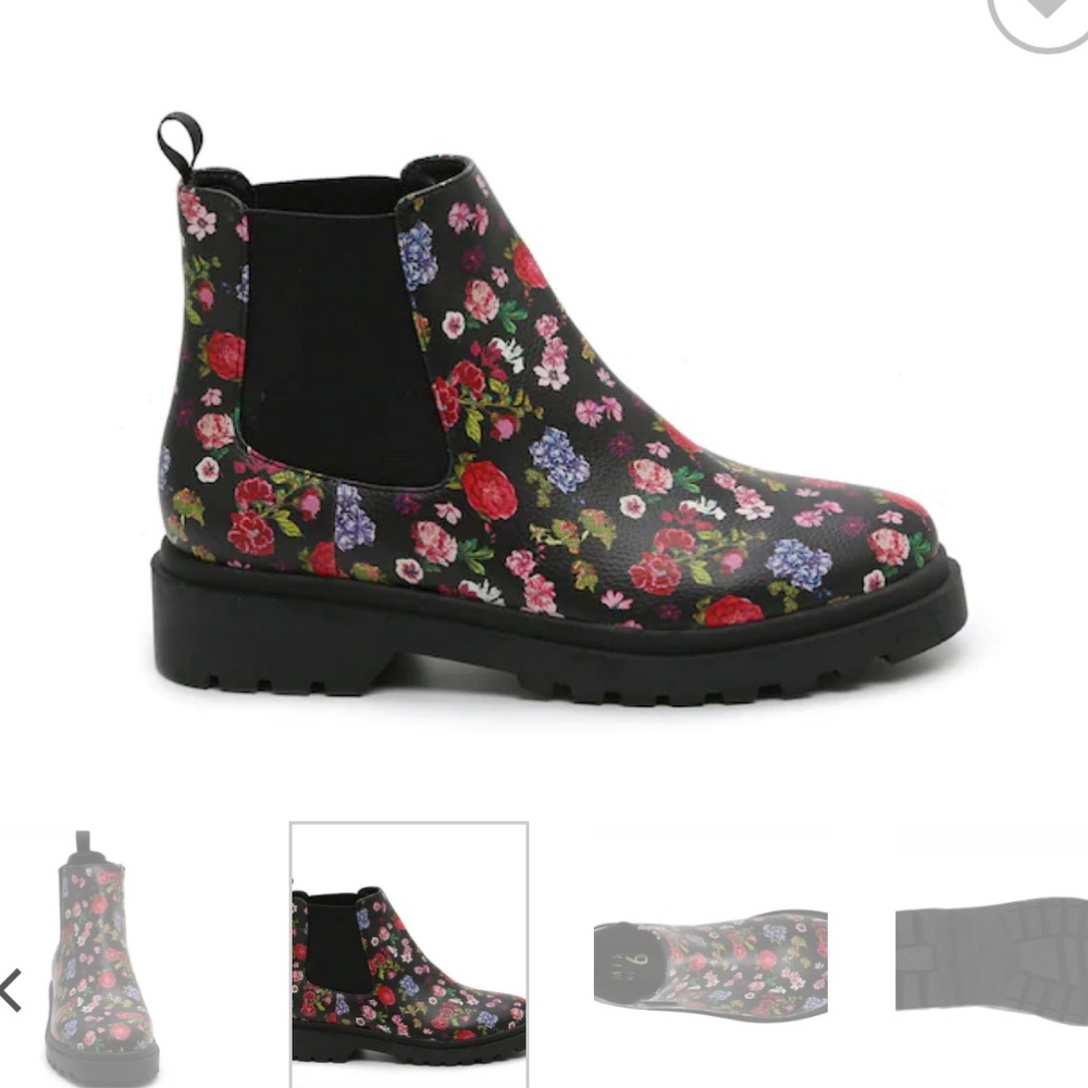 Mix No. 6 Floral Black Boot